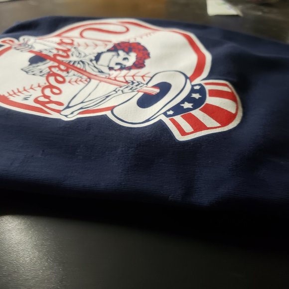 Bertha style skelly NY Grateful Dead mash-up Yankees Fare Thee Well Jersey Style - Picture 5 of 5